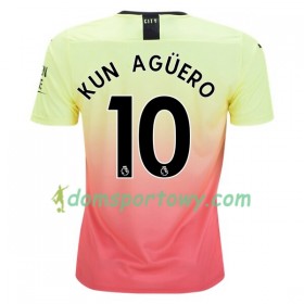 Koszulka Manchester City Kun Agüero 10 Trzeci Koszulki Piłkarskie 2019-2020 Krótki Rękaw 